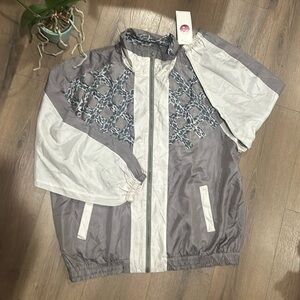 Atlantic Beach Vintage Track Jacket leopard Print woman’s